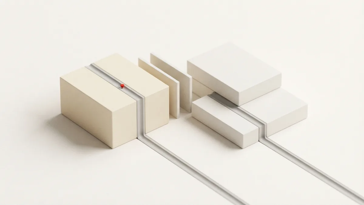 Different paths for VAT treatment Separated geometric blocks illustrate different VAT treatments for supplies
