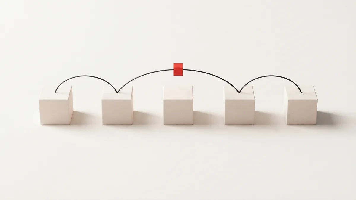 Broad base and shared contribution Linked geometric blocks represent broad participation in a shared tax system