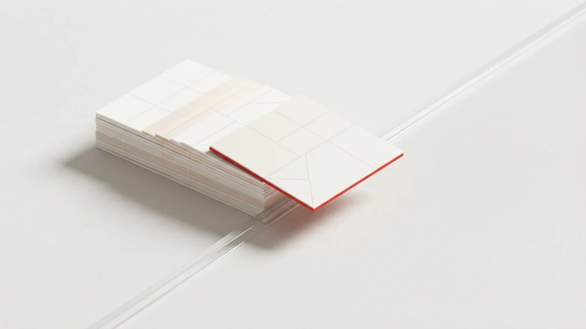 Unmarked paper tiles approach a raised plane, representing a VAT registration threshold