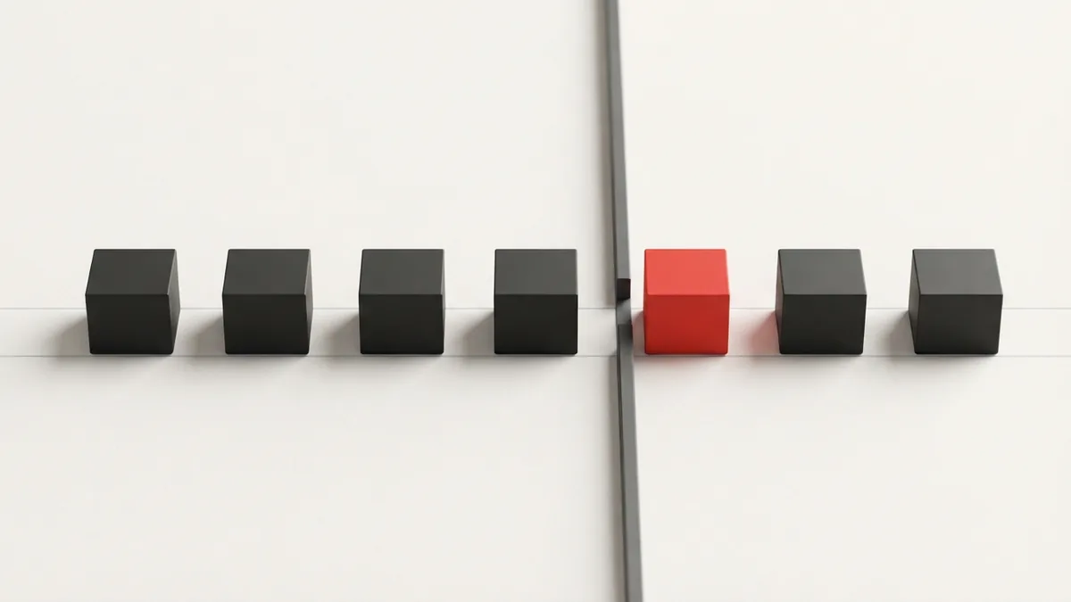 Modular blocks approaching a threshold to represent VAT registration limits