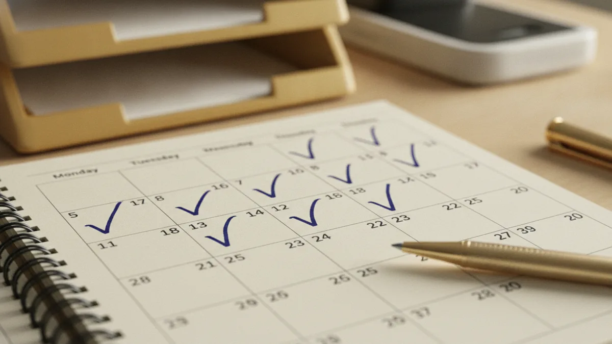 Deadlines and filing gaps Calendar and paperwork cues showing common tax deadline issues