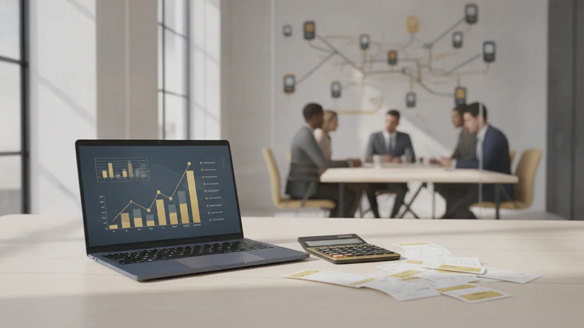 Systems that prevent errors Business owner using tools to stay on track with tax duties