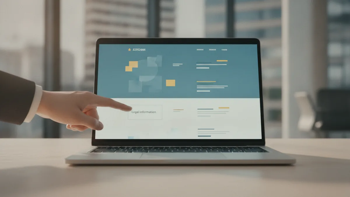 Searching company website details to find VAT registration info