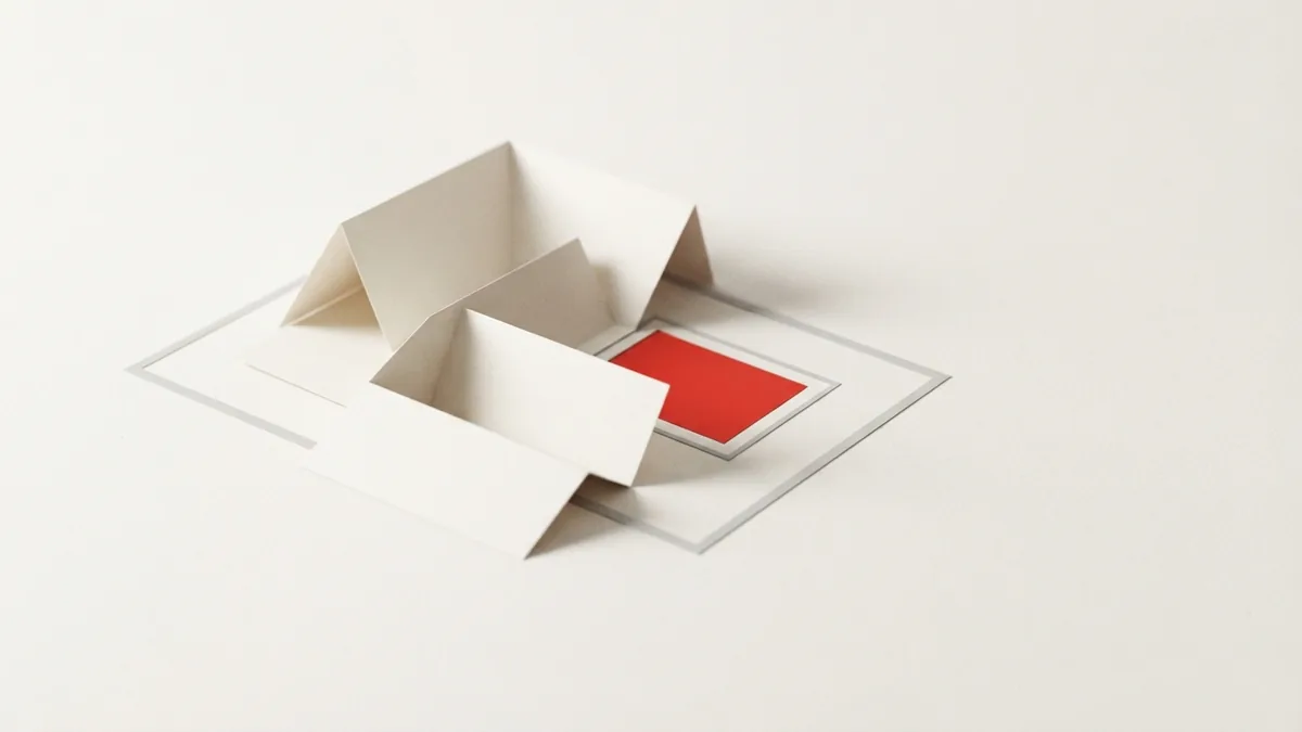 Folded paper planes within precise boundaries representing payment security and tax checks