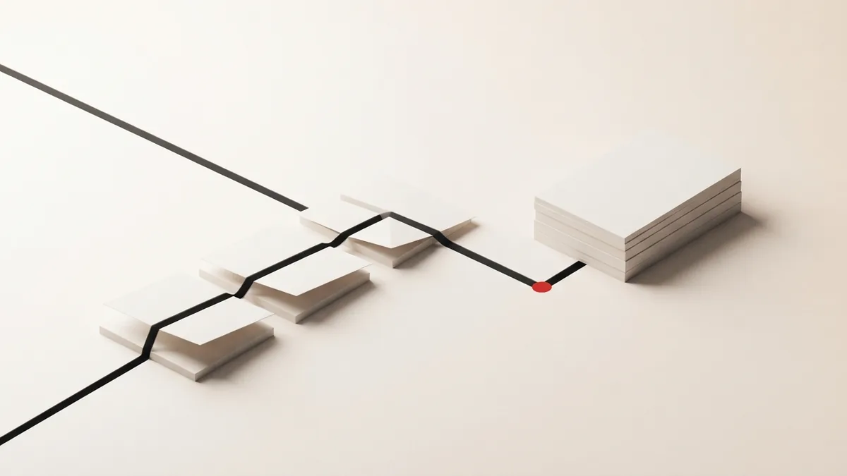 A routed line crosses layered planes to show payment approval and settlement