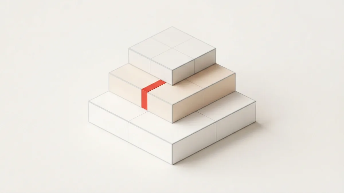 Stepped abstract blocks suggest standard, reduced, and zero-rated ITBIS categories