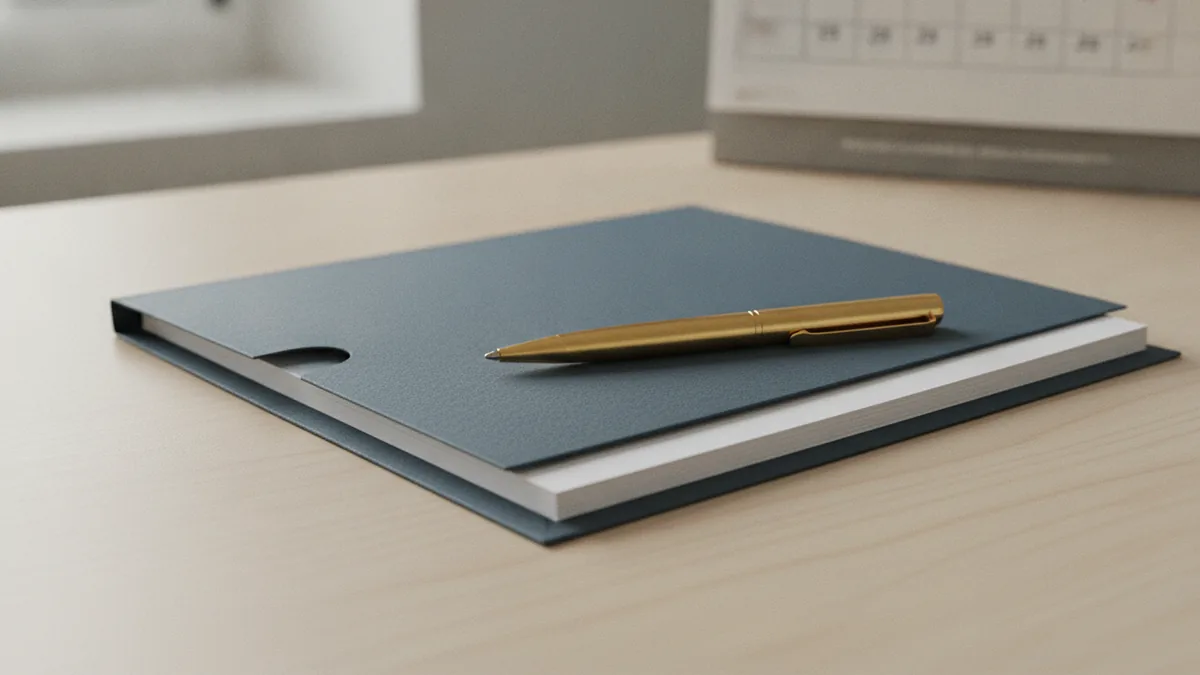 Know what extensions change Folder and pen representing business tax filing timeline planning