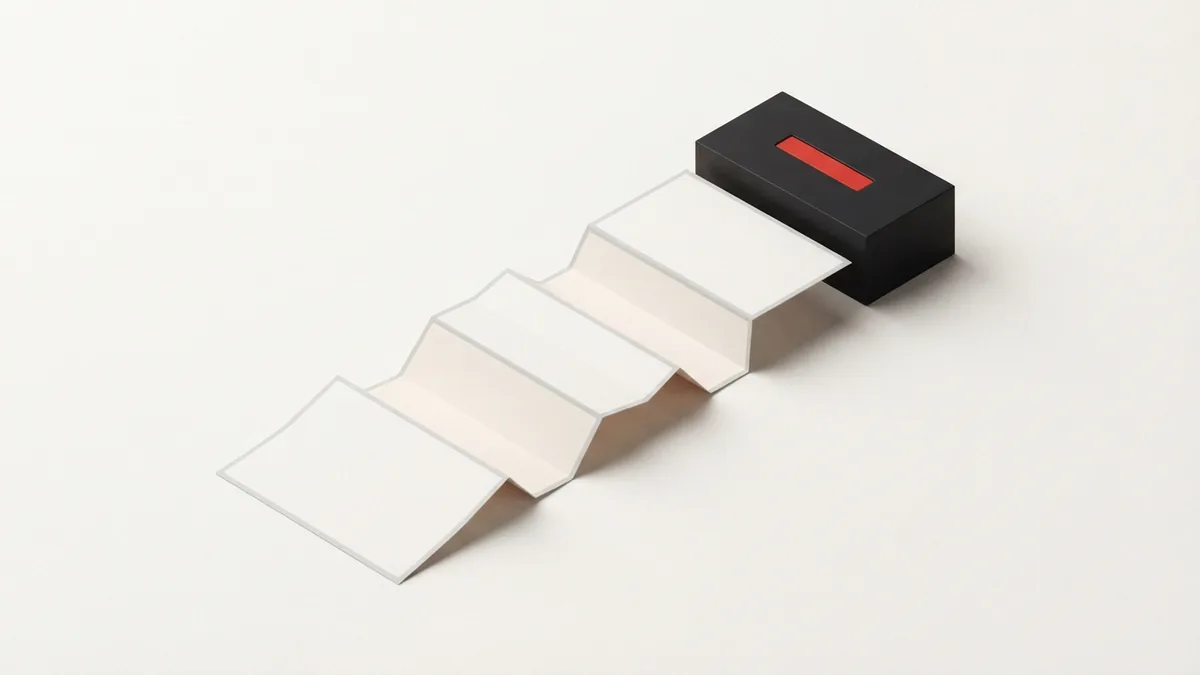 Abstract stepped planes showing the process of opening a business bank account