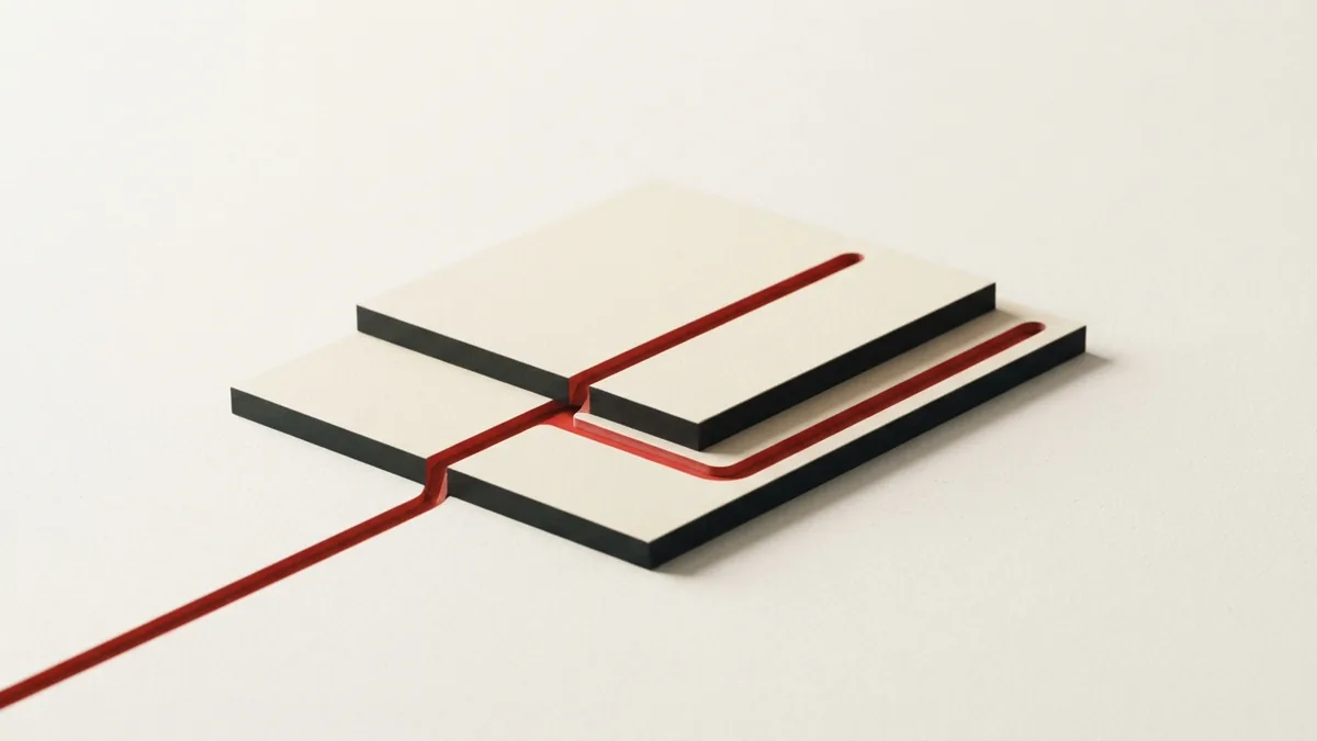 Postal service treatment Layered paper forms showing separate postal service routes and VAT treatment