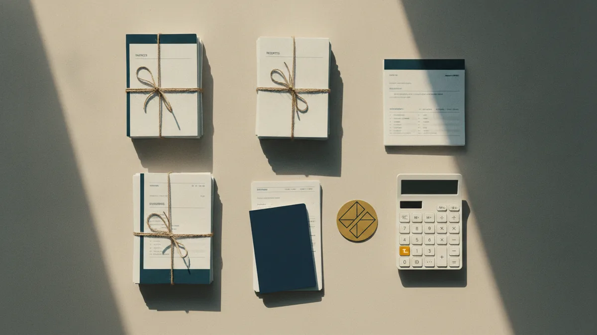 Preparing a VAT refund claim Business records and invoices arranged for a cross-border VAT refund claim