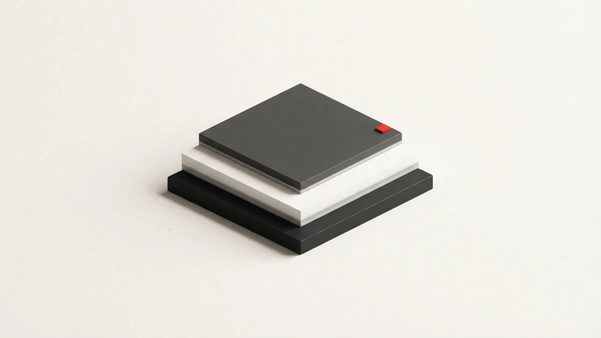 Stacked geometric planes suggest the separate fees that make up gateway pricing