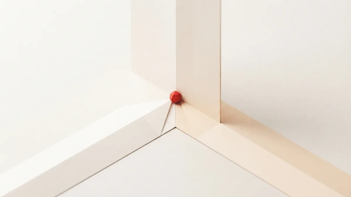 Two folded paper paths meet at one plane, representing a choice of tax program
