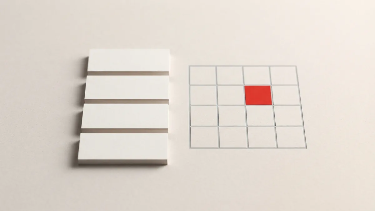 Stacked cards and routed lines represent common business tax deductions