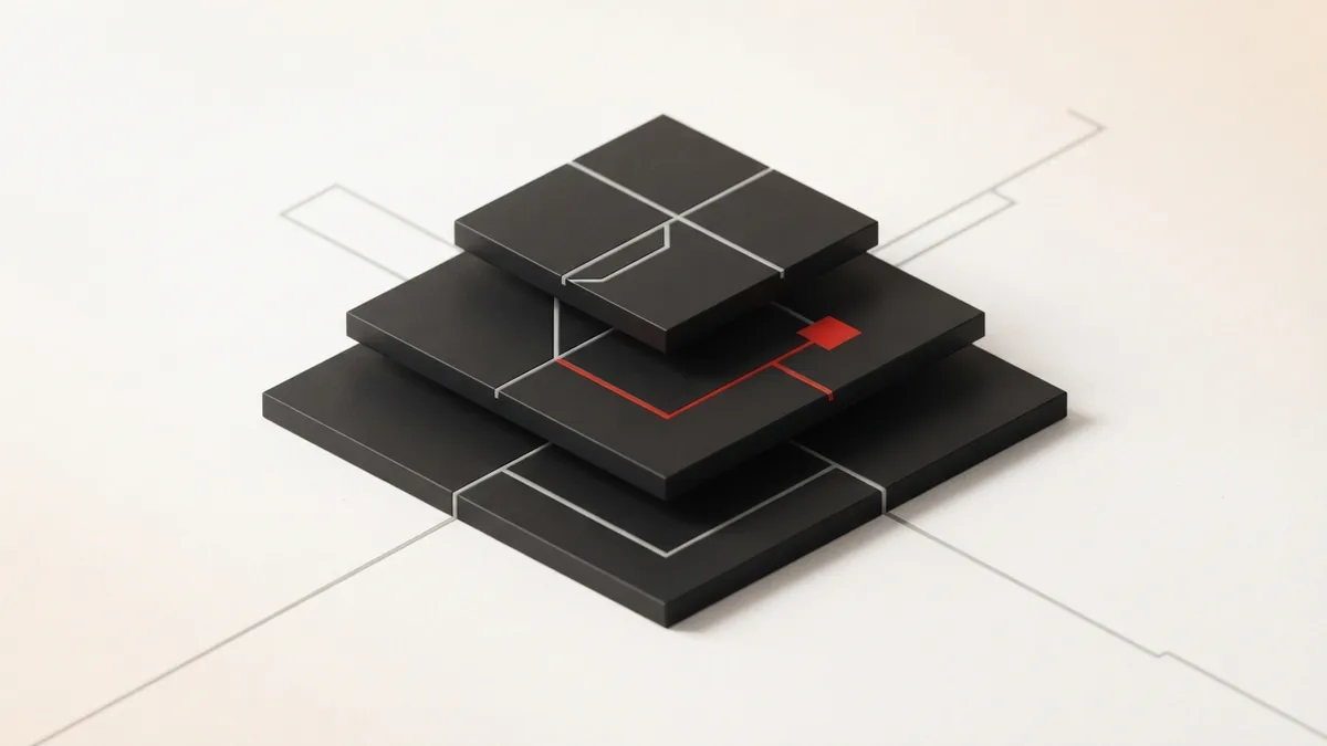 Geometric view of VAT rate classes Geometric stacked slabs showing different Bahamas VAT rate levels and product classes