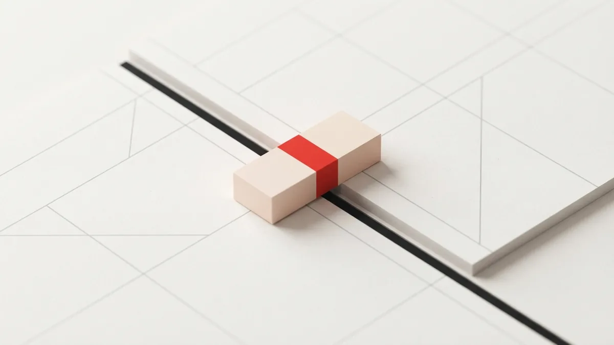 A modular block crossing a paper threshold, representing the step of VAT registration