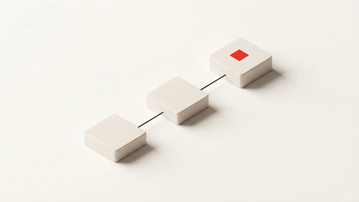 Steps for checking a VAT number Three geometric stages linked by precise routes for a step-by-step VAT number check