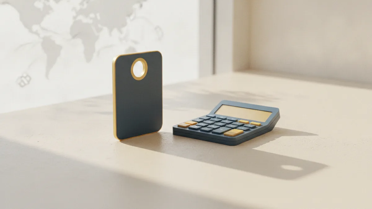 Calculator and product price setup used to take off VAT from gross totals.