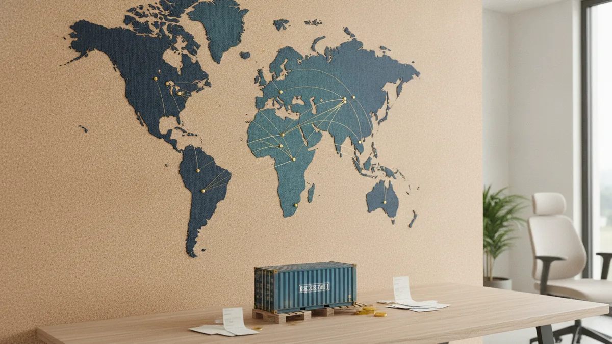 International shipping scene representing customs VAT and cross-border VAT rules.