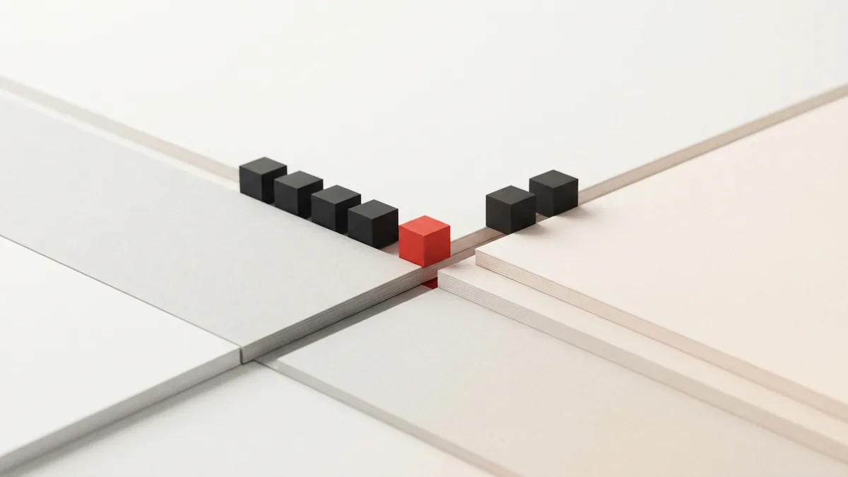 Modular blocks crossing a threshold to represent EU customs access and trade roles