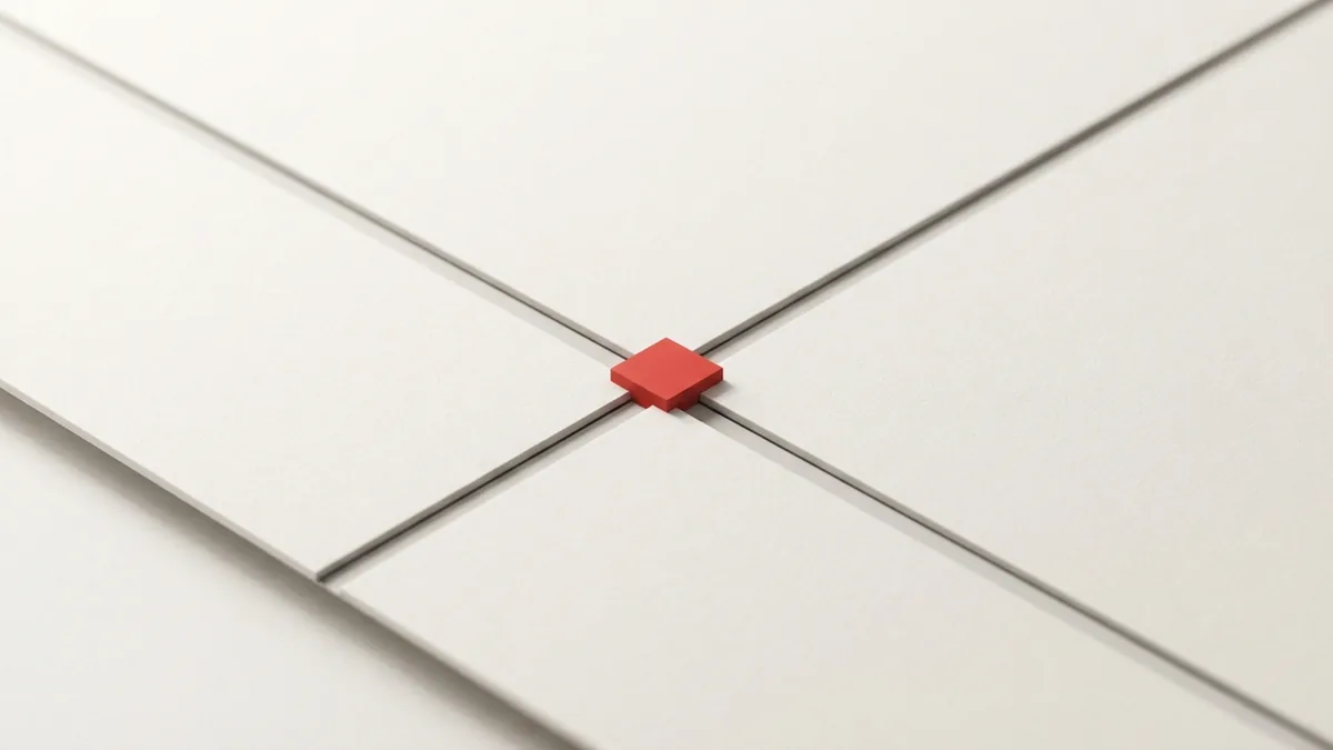 Two clean routes from a shared point represent the choice between a representative and direct registration