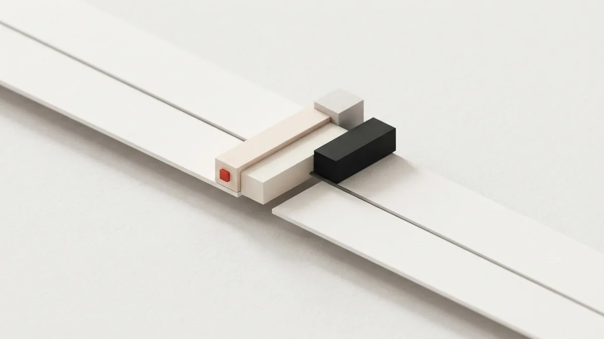 VAT registration across business borders Modular blocks crossing paper planes to represent businesses trading across VAT borders