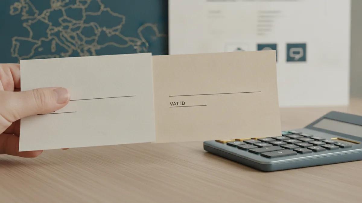 Check the source documents Comparing invoice details when preparing a VAT number search