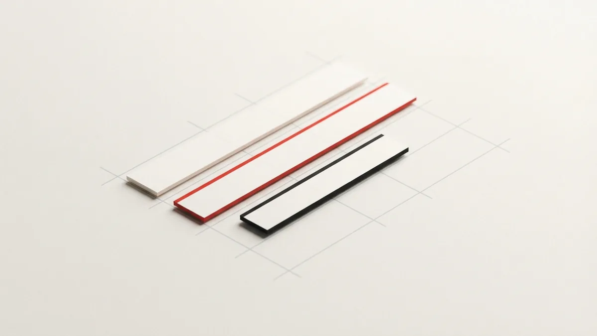 Paper strips of varied lengths represent the different formats used for VAT numbers