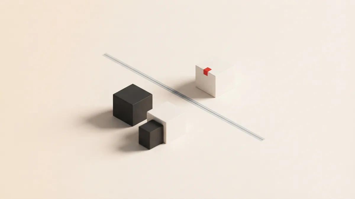 Geometric blocks and a threshold line represent business eligibility for VAT withholding